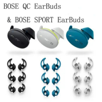 6Pcs Silicone Ear Tips Replacement for Bose Sport Earbuds Eartips Ear Bud for Bose Free Earbuds New for Bose QuietComfort Earbud