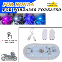 Motorcycle Accessories Scooter Seat Bucket Box Touch Sensor Light For HONDA Forza 350 Forza 750 Forza350 Forza750 2021 2022 2023