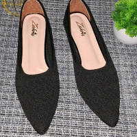 sepatu sandal wanita upper rajut import tinggi hak 3CM BIGSIZE  jumbo tersedia ukuran besar 41 42 43