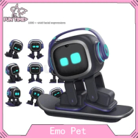 Emo Robot Intelligent Emo Pet Emotional Interactive Robot Pet Ai Puzzle Electronic Robot Toys Christmas Gifts Kids Toys Gifts