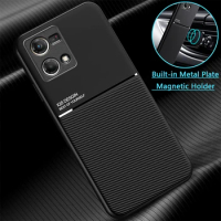 For OPPO Reno 7 4G Case Shockproof Magnetic Holder Leather Phone Cases For OPPO Reno 7 CPH2363 6.43" Reno7 4G Soft Back Cover