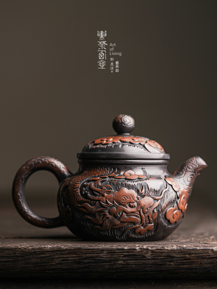 ⭕️飾り壺 龍 龍 染付 雲龍 青 沈香壼 三段壺 美術品