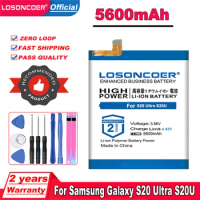 LOSONCOER 5600mAh Replacement Battery For Samsung Galaxy S20 Ultra S20Ultra S20U EB-BG988ABY