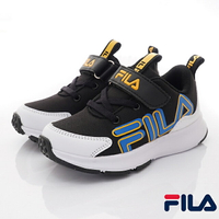 FILA斐樂頂級童鞋-輕量運動鞋2-J823W-013黑(中大童段)