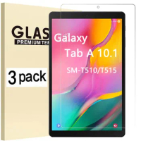 (3 Pack) Tempered Glass For Samsung Galaxy Tab A 10.1 2019 SM-T510 SM-T515 T510 T515 Anti-Scratch Tablet Screen Protector Film
