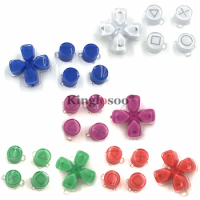 Plastic Crystal buttons for DualSense 5 Game Controller ABXY D-Pad Direction Key Kit for Playstation 5 PS5 Controller Accessoies