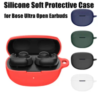 Soft Earphone Case Shockproof Silicone Storage Shell Dustproof Earphone Protective Cover for Bose Ultra Open Earbuds