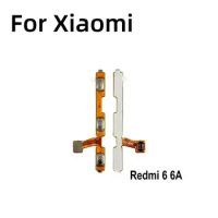 New Power on/off &amp; volume up/down buttons flex cable Replacement for Xiaomi Redmi 6 6A 6Pro Mi A2 Lite phone