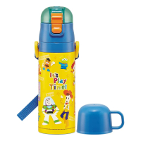 【Skater】迪士尼 超輕量不鏽鋼 兩用保冷保溫杯 430ml 玩具總動員(餐具雜貨)(保溫瓶)