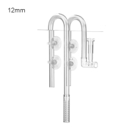 AQUAPRO Plastic Inflow Outflow Inlet Outlet Skimmer Lily Aquarium Accessories Tank Fish Water Filtro