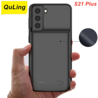 QuLing 6000Mah For Samsung Galaxy S21 Plus Battery Case Charger Bank Power Case For Samsung Galaxy S21 Plus + Battery Case