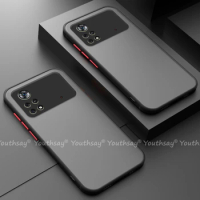 For Xiaomi POCO X4 Pro Case POCO X6 Pro X5 Pro F5 Pro X4 GT M4 Pro M5S M3 X3 F3 F4 Cover Silicone Matte Rubber Translucent Case