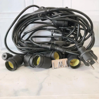 KABEL FITTING LAMPU GANTUNG E27 10 METER / FITTING OUTDOOR WATERPROOF