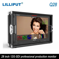 LILLIPUT Q28 28 inch 4K 12G-SDI Professional Broadcast Production Studio Monitor 3D-LUT HDR HDMI-Compatibl 2.0 Input Free DHL
