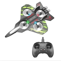 Mainan Pesawat Terbang Remot Control RC Pesawat Tempur Dengan LED Lampu Pesawat Glider Airplane Foam
