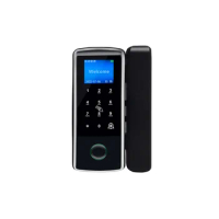 Innovative Design Electric Fingerprint Smart App Digital Glass Sliding Card Intelligent Keyless Door Lock