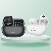 【TOTU】618年中慶藍牙5.3真無線藍牙耳機 降噪藍牙運動耳機(HIFI音效/360°立體環繞音/觸控)