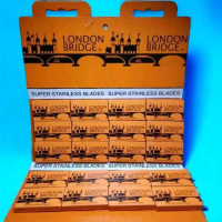 silet london bridge ori 1 lembar (100/120 pcs) Cukur Kumis