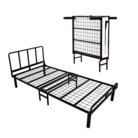Easy Assemble Single Frame Metal Folding Bed For Adult
