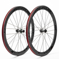 AEROIC RIMSET 700C CARBON ROAD BIKE 50C/D WHEELSET 6PAWLS 6BEARING V BRAKE DISC BRAKE 24H CENTERLOCK