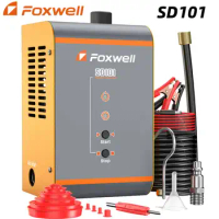 FOXWELL SD101 Car Smoke Leak Detector 12V Automotive EVAP Leakage Detector Oil Pipe Smoke Generator Mechanical DiagnosticTools
