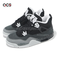 Nike 休閒鞋 Air Jordan 4 Retro GS Fear 大童 女鞋 恐懼 4代 AJ4 黑 灰 FQ8213-002