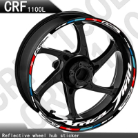 New For HONDA CRF1100L Africa Twin crf 1100 l Motorcycle Inch Inner Wheel Rim Hub Decal Decoration Waterproof Reflective Sticker
