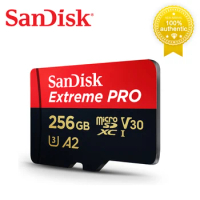 Sandisk Extreme PRO Memory Card 1TB 512GB 256GB 128GB 64GB 32GB UHS-I V30 Trans Flash Micro SD Card for DJI Drone Camera GoPro