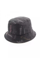 Chanel Pre-Loved Chanel Crusher Denim bucket hat cotton black multicolor