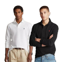 【RALPH LAUREN】Ralph Lauren 小馬 長袖 polo衫 成人版 長polo衫 純棉 刺繡logo polo(長袖9702CR3)