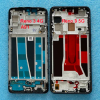 6.4 Amoled Original LCD For Oppo Reno3 4G CPH2043 Reno 3 5G PCHM30 Display Screen Frame Touch Panel Digitizer For A91 PCPM00