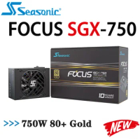 750W Power Supply SFX 12V Seasonic Focus SGX-750 Full Modular 750W 80 PLUS Gold For GAMING Desktop Supply Main Connector 20+4Pin