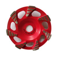 GD103 Metal Bond Abrasive Wheel 5 Inch Hilti Diamond Grinding Disc for Concrete and Stone 22.23mm Arbor Hilti Grinder 10PCS