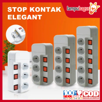 Stop Kontak 3 4 5 Lubang Switch On Off Masing-Masing / Stop Kontak Elegant + Saklar On Off