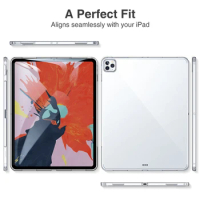 For iPad Air 4 2020 Protective Shell Shockproof Transparent Protective Shell iPad Pro 11 12.9 2020 Air 4 Silicone Cover