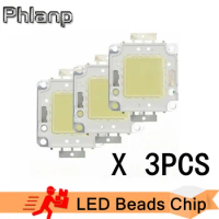 3pcs/ lot LED Beads Chip 10W 20W 30W 50W 100W LED COB Chip White Warm White High Quality for DIY Flood Light Spotlight