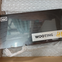 ของแท้  Wooting 60HE  แป้นพิมพ์กล   แกนแม่เหล็ก   ใหม่เอี่ยมยังไม่ได้เปิด   แป้นพิมพ์คอมพิวเตอร์สีดำ