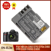 New Camera Battery EN-EL3e for Nikon D50 D70 D70s D80 D90 D100 D200 D300S D300 D700 Replacement Battery 1500mAh
