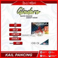 ASSIST HOOK RELIX NUSANTARA GS-02 | COLOR ICE BLUE | DOULE ASSIST HOOK, Ukuran No.3 | 62 lb