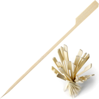 【IBILI】竹製水果叉50入 18cm(餐叉 點心叉 叉子)