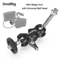 SmallRig Mini Magic Arm with Dual Universal Ball Head , Adjustable Magic Arm for Monitor , Microphone , LED Video Light 3238