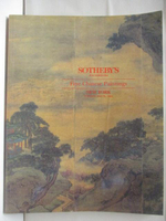 【書寶二手書T1／收藏_OTZ】Sotheby's_Fine Chinese Paintings_1994/5/31