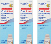 Equate Max Strength Cool & Heat, Giảm Đau Khớp, 2.5 fl. oz (3 gói)