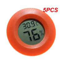 5PCS +70°C Mini LCD Digital Thermometer Hygrometer Fridge Freezer Tester Temperature Tester Sensor Humidity Meter Detector