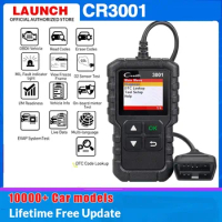 LAUNCH X431 CR3001 OBD2 CAR Code Reader Support Full OBDII/EOBD Launch Creader 3001 CR3001 Auto OBD 2 Scanner PK AD310 CR319