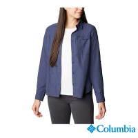 Columbia 哥倫比亞 女款- Omni-Shade防曬50快排長袖襯衫- 深藍 UAR26570NY/FW22