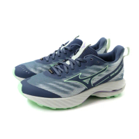 【MIZUNO 美津濃】美津濃 Mizuno WAVE RIDER GTX 2 SW 運動鞋 慢跑鞋 灰藍 女鞋 J1GD248071 no277