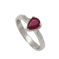 【二手名牌BRAND OFF】JEWELRY 無品牌珠寶 【再降價】18白K金 戒指