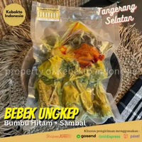 (SIAP GORENG) Bebek Ungkep Khas Madura (Bumbu Hitam + Sambal)