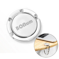 【BONum 博紐】攜帶型可收納桌邊包包掛勾附收納袋(桌邊掛勾 隨身掛勾 環型掛勾 包包掛勾 可移動掛鉤)